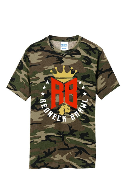Logo Cotton Camo Tee